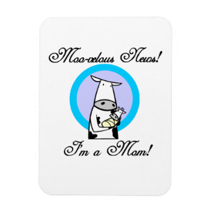 Moo-velous nieuwe mamam-cadeaus magneet