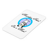 Moo-velous nieuwe mamam-cadeaus magneet (Linkerzijde)