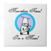 Moo-velous nieuwe mamam-cadeaus tegeltje (Voorkant)