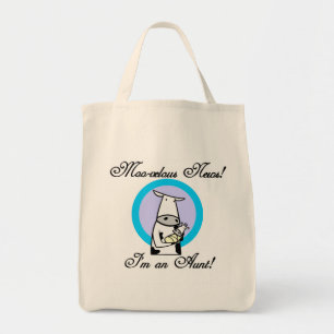 Moo-velous Nieuwe Tante Tshirts en Geschenken Tote Bag