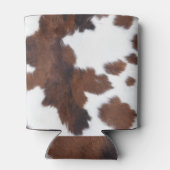 Moo-ving Bruine Koe Print Golfballen Blikjeskoeler (Achterkant)