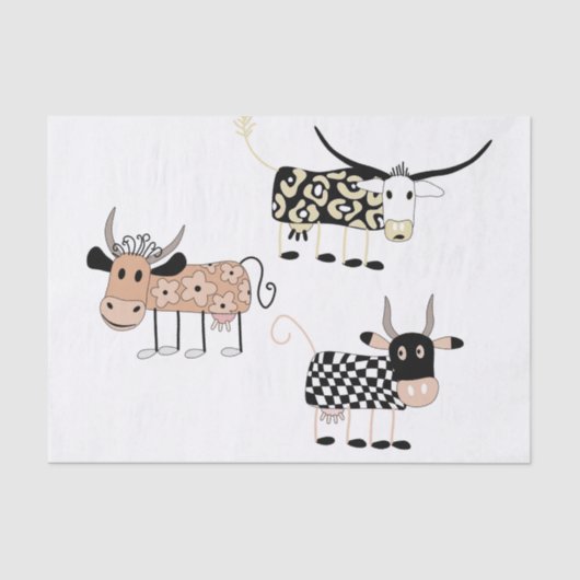 Moo-weefselpapier Tissuepapier (Voorkant)