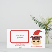 Moo-y Christmas! Vakantie cadeaus en kaarten (Staand voorkant)