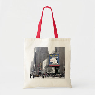 MOO YORK City Times Square door Sandra Boynton Tote Bag