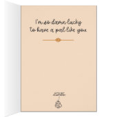 "Moochas Gracias" Koe - Hartelijk dank (Binnen (Rechts))