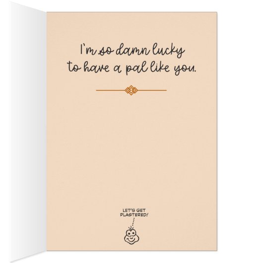 "Moochas Gracias" Koe - Hartelijk dank (Binnen (Rechts))