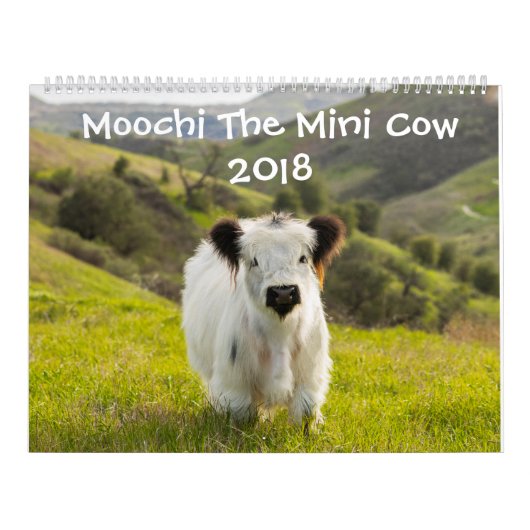 Moochi The Mini Cow 2018 Agenda Kalender (Hoes)