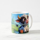 Moochii de Schattigee Koe Koffiemok (Voorkant rechts)