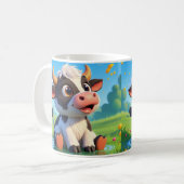 Moochii de Schattigee Koe Koffiemok (Voorkant links)