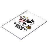 Mooclear Bom Grappige Koe Grappenmakerij Notitieboek (Linkerzijde)