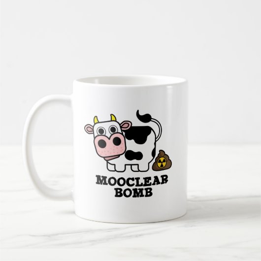 Mooclear Bomb Funny Koe Pun Koffiemok (Links)