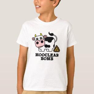 Mooclear Bomb Funny Koe Pun T-shirt