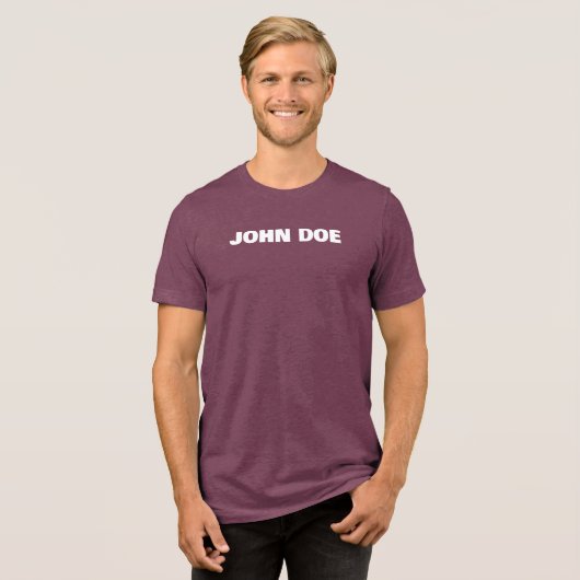 Mood Booster Tri-Blend Shirt (Voorkant volledig)