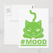 #MOOD Cat Limoen Illustratie Briefkaart (Voorkant / Achterkant)