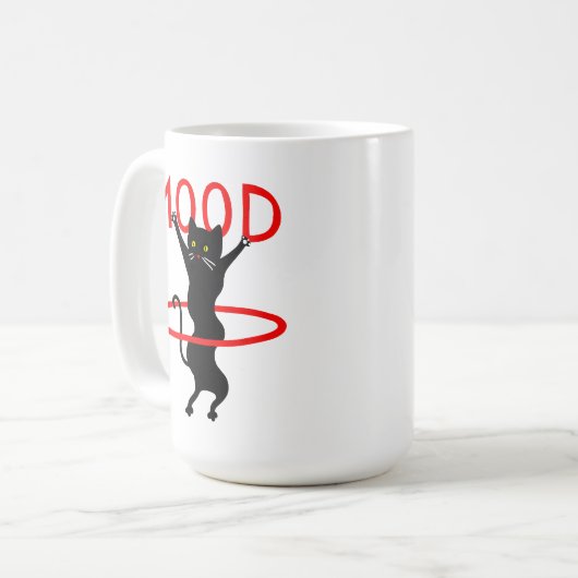 Mood cat | Mug Decorative Koffiemok (Voorkant links)