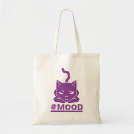 #MOOD Cat Paars Tote Bag