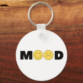 Mood Emoji Minimalistische Sleutelhanger (Voorkant)