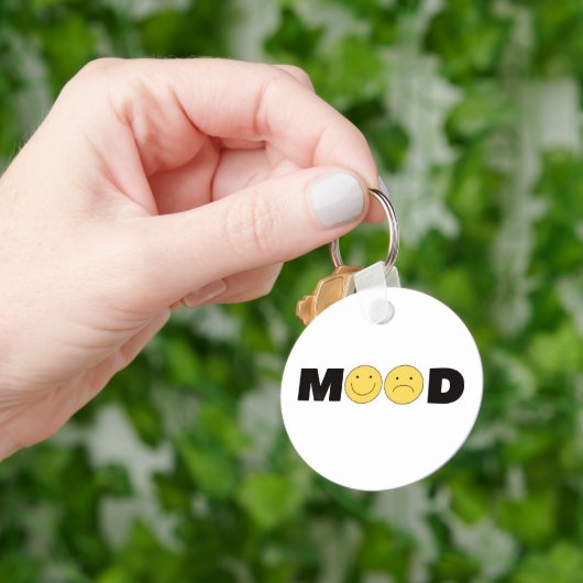 Mood Emoji Minimalistische Sleutelhanger (Hand)