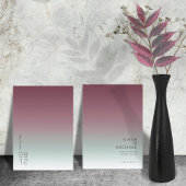 Mood Gradient Trouw Burgundy Mist ID741 Save The Date