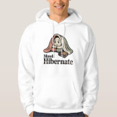 Mood: Hibernate Mental Health Mood with a Blanket Hoodie (Voorkant)