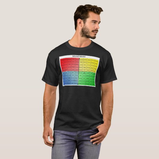 Mood Meter Poster T-shirt (Voorkant volledig)