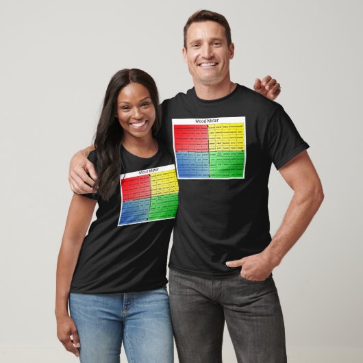 Mood Meter Poster T-shirt (Unisex)
