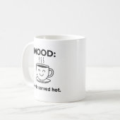 Mood Mugged 2 - Smiley Face Koffiemok (Voorkant links)