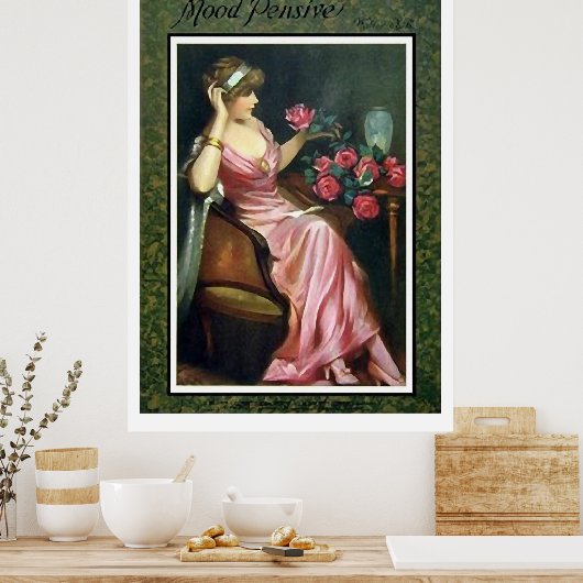 Mood Pensive Poster (Keuken)