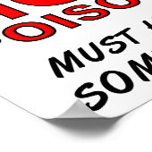 Mood Poisoning Funny Poster (Hoek)