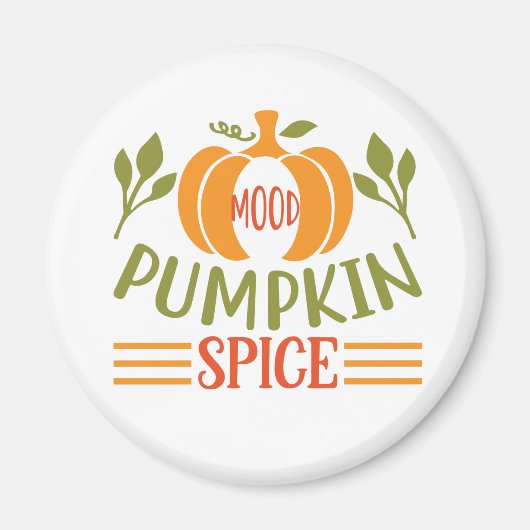 Mood Pumpkin Spice - Herfst Herfst Vibes Magneet (Voorkant)