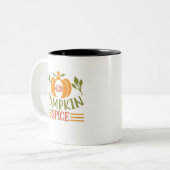 Mood Pumpkin Spice Tweekleurige Koffiemok (Voorkant links)