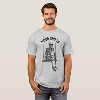 Mood Shifts Skelet Voor Achter Print T-Shirt | Fu
