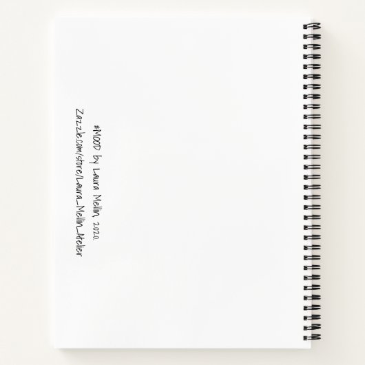 #MOOD spiral notebook Notitieboek (Achterkant)