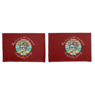 Mood Swinger's Time Machine Zwarte Stijl Klok Kussensloop