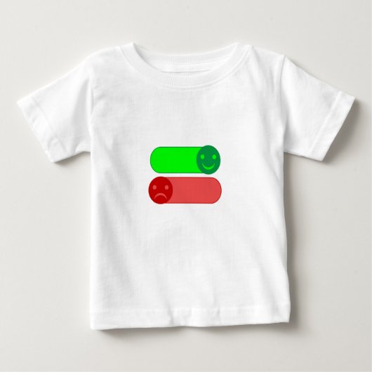 Mood Switch Emoji Baby T-shirt (Voorkant)