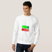 Mood Switch Emoji Mannen’s Hoodie / Sweatshirt (Voorkant volledig)
