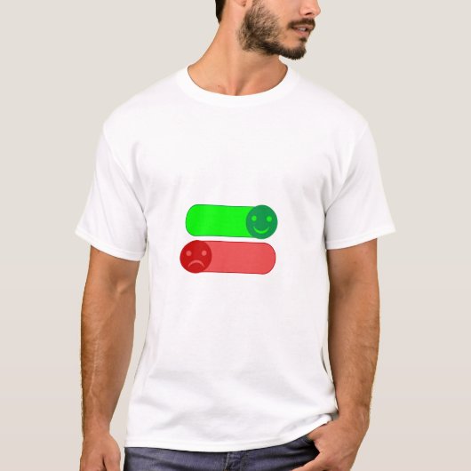 Mood Switch Emoji Mannen T-shirt (Voorkant)