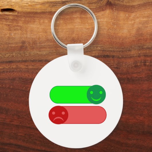 Mood Switch Emoji Sleutelhanger (Achterkant)
