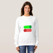 Mood Switch Emoji Vrouwen Hoodie / Sweatshirt (Voorkant volledig)