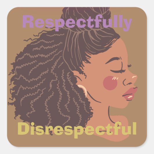 Mood Vierkante Sticker (Voorkant)