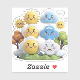 Mood Weather Stickers: Track Daily Feelings met C Sticker