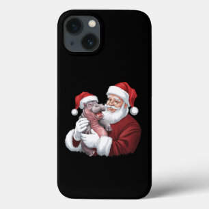 Moodeng Christmas Funny  Santa Claus Case-Mate iPhone Case