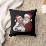 Moodeng Christmas Funny  Santa Claus Kussen<br><div class="desc">Moodeng Christmas Funny  Santa Claus</div>