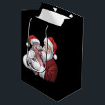 Moodeng Christmas Funny  Santa Claus Medium Cadeauzakje<br><div class="desc">Moodeng Christmas Funny  Santa Claus</div>