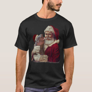 Moodeng Christmas Funny  Santa Claus Mooden T-shirt