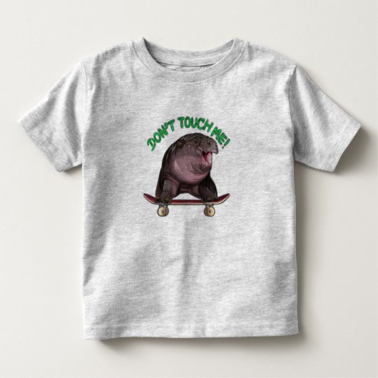 Moodeng nijlpaard  kinder shirts (Voorkant)