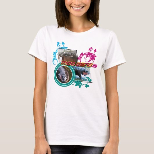 MooDeng Woman-Shirt T-shirt (Voorkant)