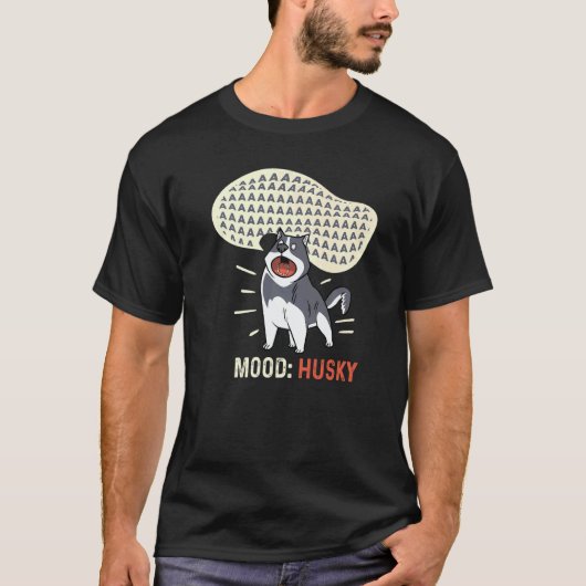 MoodHusky Moody Person   T-shirt (Voorkant)