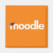 Moodle Magnet: Sinaasappel Magneet (Voorkant)