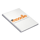 Moodle notebook: Oranje potlood Notitieboek (Rechterzijde)